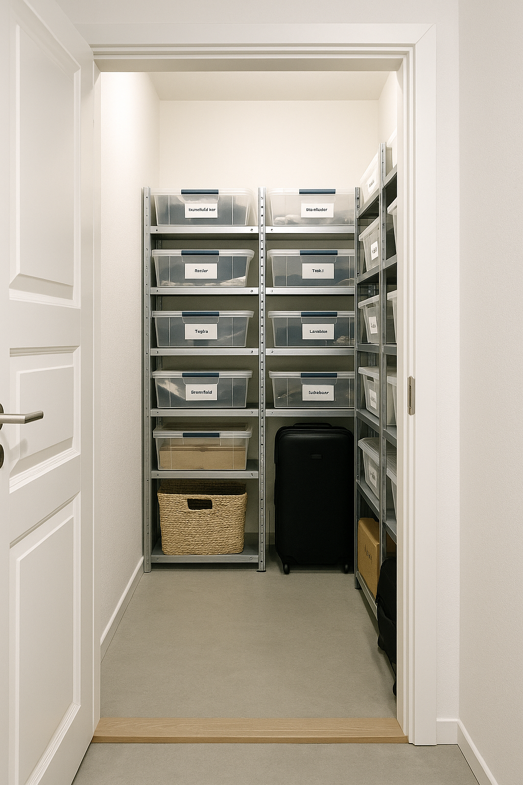 Förråd efter rensning