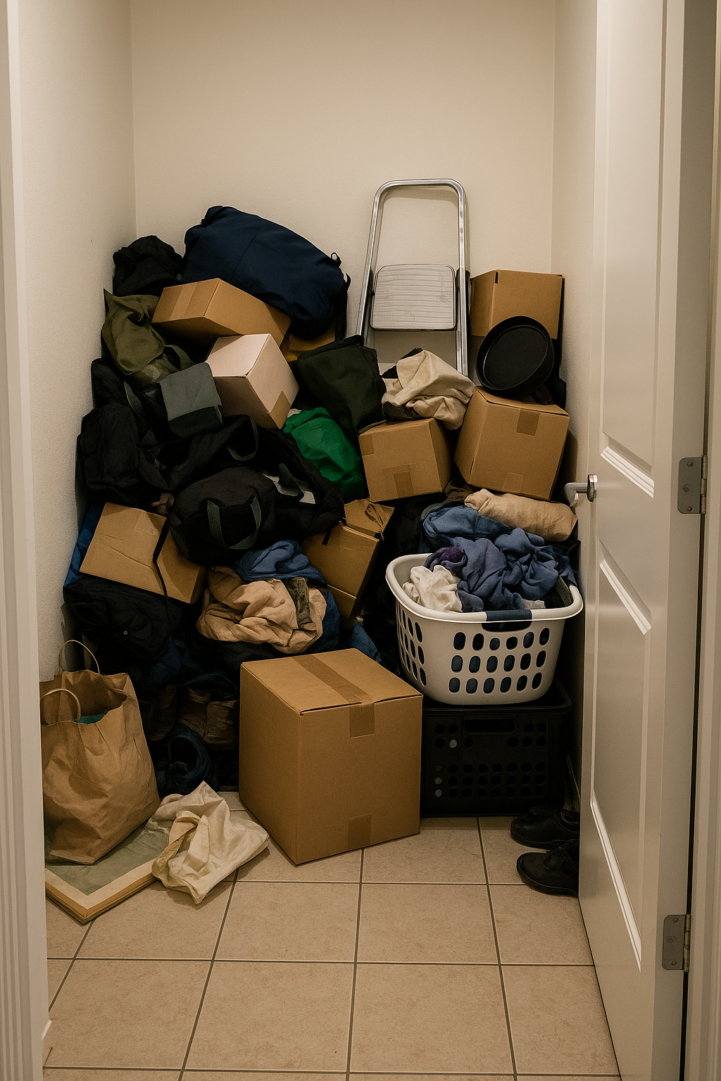 Förråd före rensning